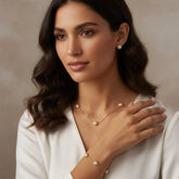 3 Pcs Minimalist Pearl Jewelry Set